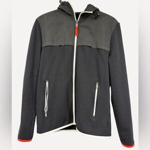 Hugo Boss Men’s Black and Gray Windbreaker